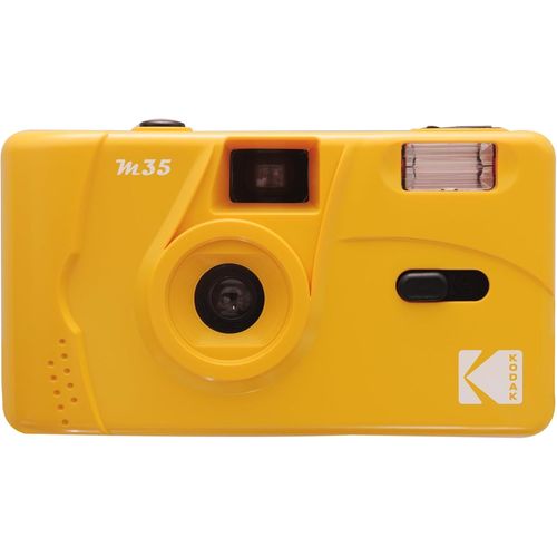 CLOUDDS_M35 Da00233-Appareil Photo Rechargeable 35Mm,Objectif Grand Angle Fixe,Viseur Optique,Flash Intégré,Pile Aaa \U2013 Jaune