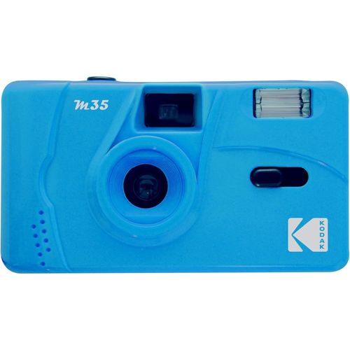 CLOUDDS_M35 Da00240-Appareil Photo Rechargeable 35Mm,Objectif Grand Angle Fixe,Viseur Optique,Flash Intégré,Pile Aaa \U2013 Bleu
