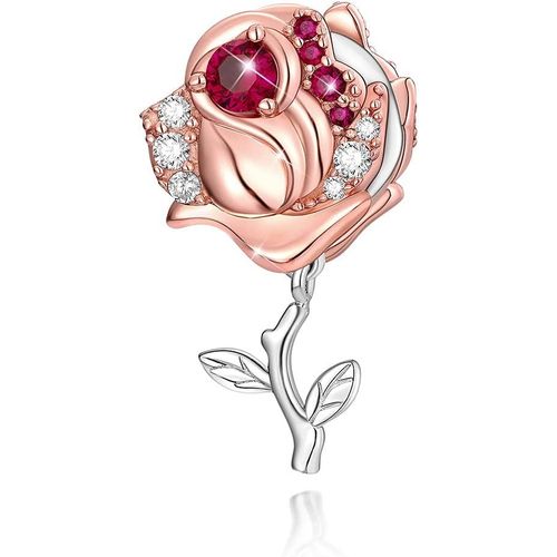 Ytseazn-Or Rose Charms I Love You Tournesols Charms Pensée Pour Femmes Argent 925 Charms Pour Bracelets Et Colliers