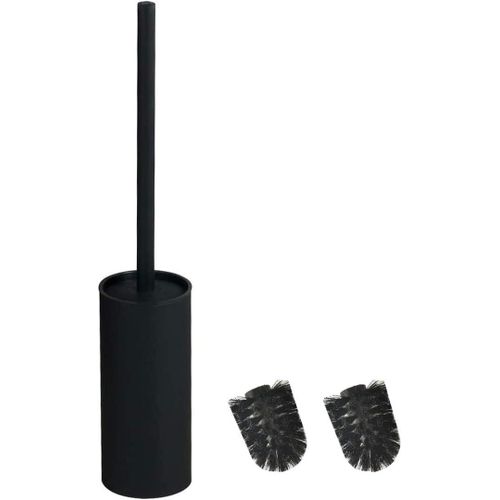 ytseazn-Brosse Wc Sur Pied En Acier Inoxydable Pour Décoration De Salle De Bain (Noir)