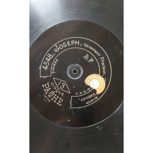 Disque Pathé 90 Tours. Pathéphone Saphir