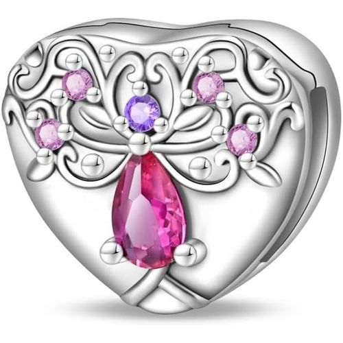 Ytseazn-Femmes Bead Charms S'adapte Bracelets Plats Pour Les Femmes 925 En Argent Sterling Reflets Clip-On Charms Bijoux Perles Cadeaux Femmes Filles Mode Charms