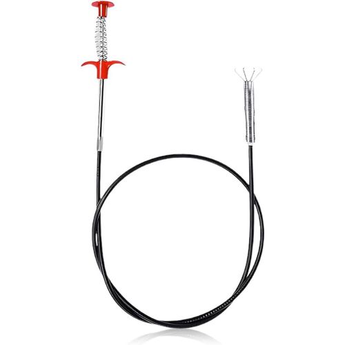 ytseazn-200 Cm Déboucheur D'Évier Déboucheur D'Évier Serpent Grabber Spring Drain Hair Remover Outil Pour Évier De Cuisine,Déboucheur De Canalisation Flexible Et Puissant,Salle De Bain,Baignoire