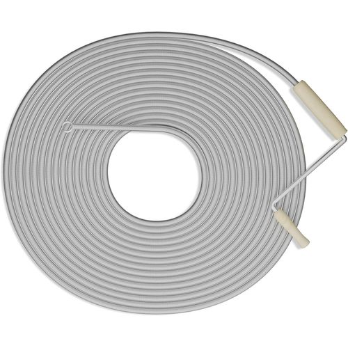 ytseazn-Furet Déboucheur De Canalisation,15 Mètres,Pour Douche,Évier,Wc,Acier,Spirale Nettoyage,Argenté