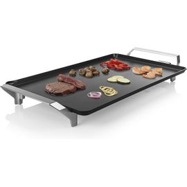 YEMAESRE-Table Chef Premium Xxl \ Plaque De Cuisson Teppanyaki Extra Large 36 X 60 Cm \ Thermostat Réglable Avec Précision \ Câble De 1,5 M \ Gril De Table \ 2500 W \ 103120, Noir
