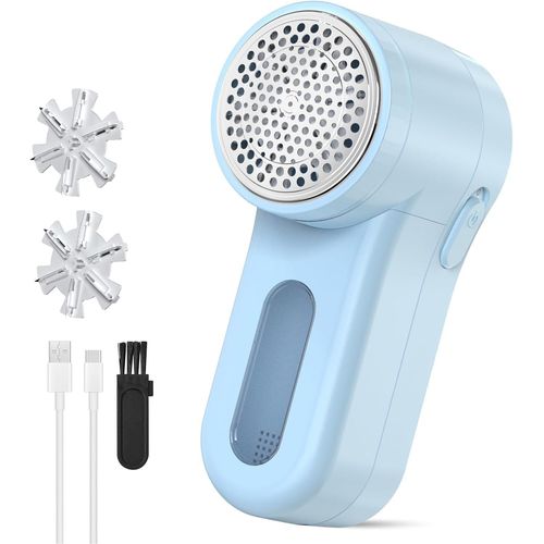 YEMAESRE-Rasoir Anti Bouloche, 3W Électrique Anti Bouloche Pour Vêtements, Rasoir Vetement Anti Peluche Rechargeable Avec 2 Têtes De Ra , Rasoir Bouloche Pour Pulls, Couvertures, Tapis, Peluches, Can