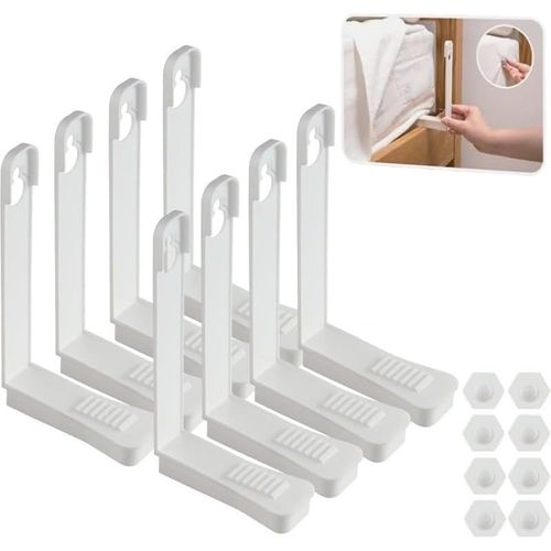 4/8pcs Attaches Pour Draps De Lit Et Matelas Fixation Ferme Et Serrée Installation Facile (8, Blanc)