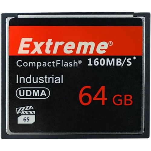 Extreme Carte Mémoire Flash Compacte 64 Go Haute Vitesse Pour Photographe Professionnel, Vidéaste, Amateur