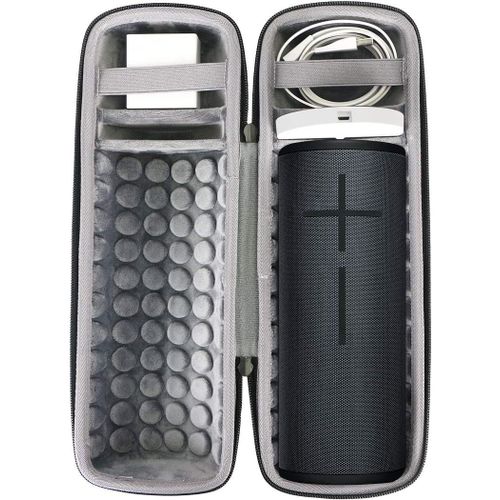 Dur Étui De Voyage Rigide Housse Cas Pour Ultimate Ears Ue Boom 4/ Boom 3 Enceinte Sans Fil Portable Bluetooth + Station De Charge (Boîte Seule)