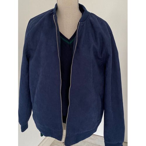 Blouson Neuf Taille L Homme Bleu Marine Avec Étiquette
