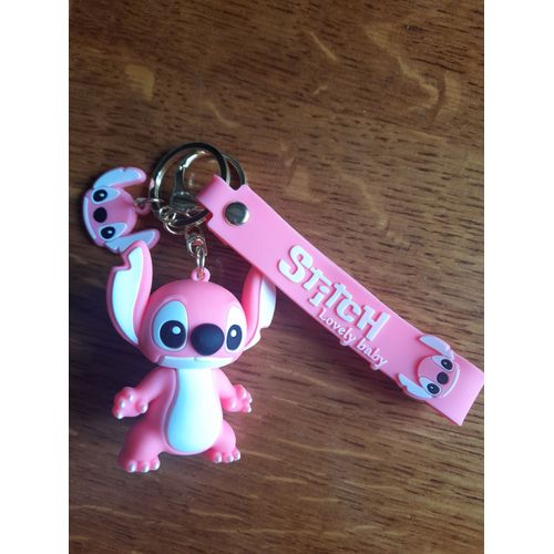 Porte-Clés Stitch En Caoutchouc ¿ Neuf 5 Cm