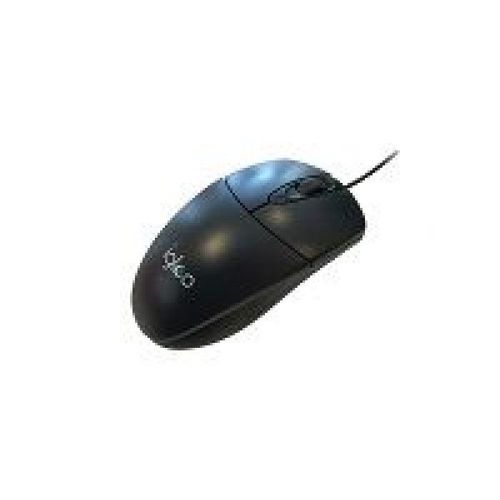 Mouse USB B-TECH AC-11B Nero e Argento Ergonomico 3 Tasti 1200 DPI