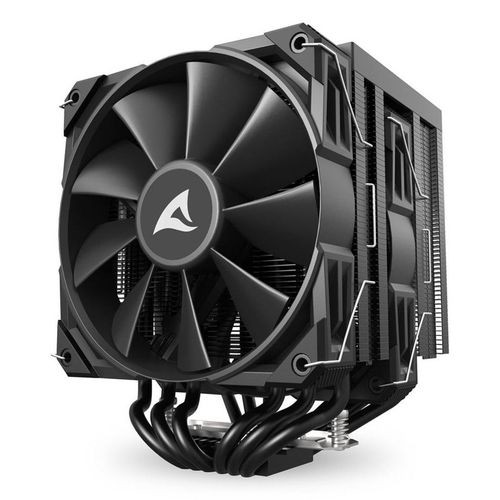 Sharkoon A60 Raffreddatore CPU Nero 2 Ventole 120mm 6 Heat Pipes TDP 260W