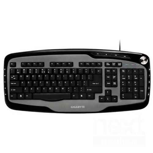 Gigabyte GK-K6800 - Clavier - USB - français - noir brillant
