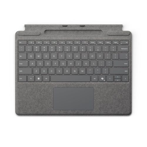 Microsoft Surface Pro Tastiera 8XA-00247 Platino con Scomparto Penna per Surface Pro