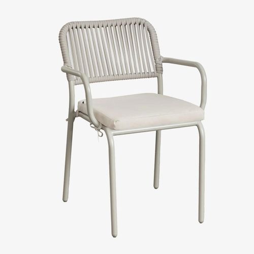 Pack De 2 Chaises De Salle À Manger Empilables Arhiza Vert Kaki