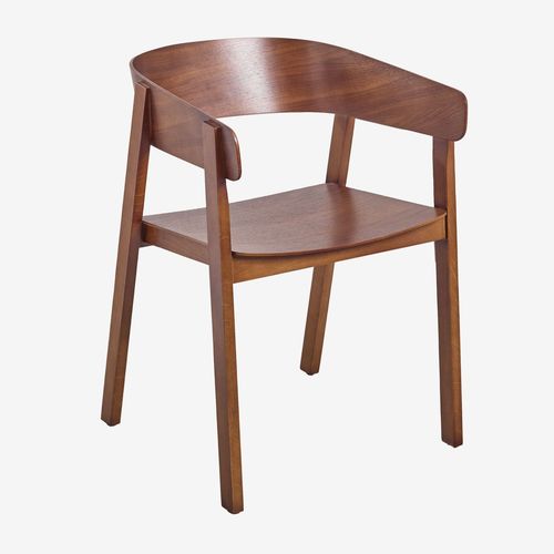 Lot De 2 Chaises De Salle À Manger En Bois Olsen Bois Foncé