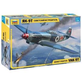 Maquette Avion - Zvezda - Soviet Fighter Yak-9t Zvezda 4834 - Plastique - Blanc-Zvezda