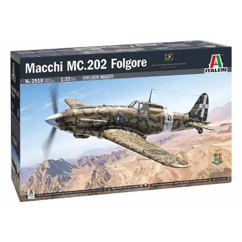 Italeri - Maquette Avion Macchi Mc.202 Folgore Italeri 2518 1/32ème Maquette Char Promo - Ref : 13946-Italeri