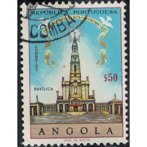 Angola 1967 Oblitéré Basílica Basilique De Notre Dame De Fátima Y&T Ao 538 Su