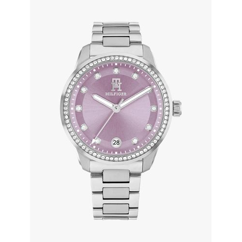 Montre Bracelet Cadran Lavande Monogramme Th Th85 Crystals Watch/Silver