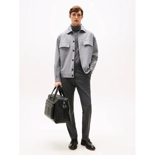 Pantalon À Fines Rayures En Laine Majoritaire Classic Pinstripes Fabric/Grey - 50