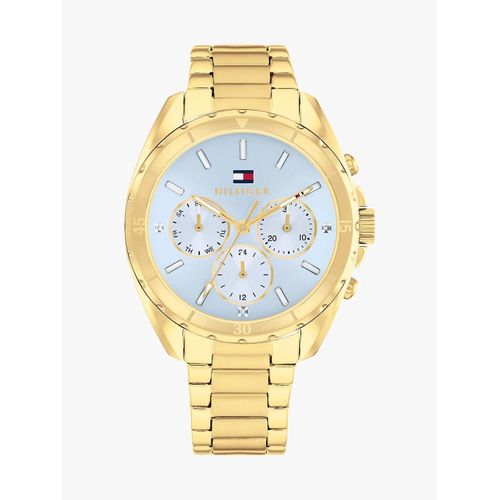 Montre À Cadran Et Sous-Cadrans Bleus Mellie Watch/Gold