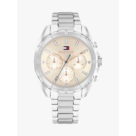 Montre À Cadran Et Sous-Cadrans Taupe Mellie Watch/Silver