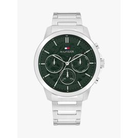 Montre À Cadran Vert Avec Mécanisme Apparent Henry Watch/Silver