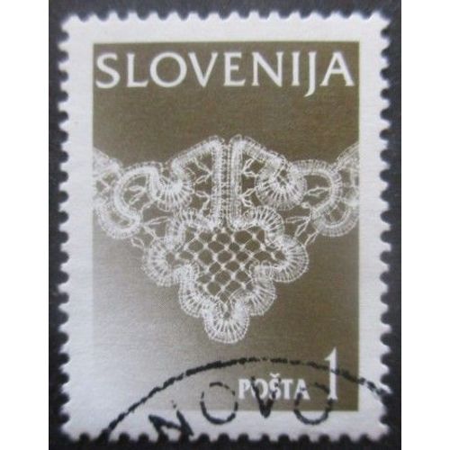 Slovenie N°142a Papier Ordinaire Dentelles Oblitéré