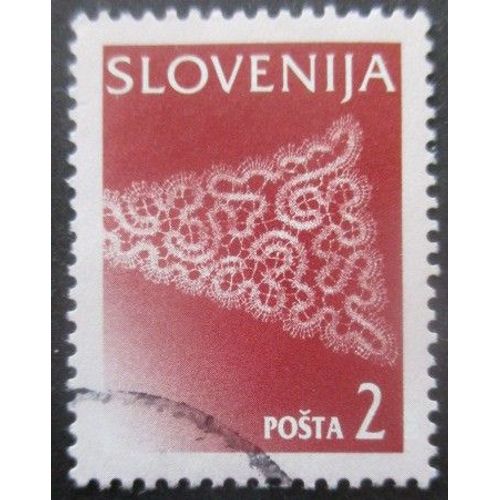 Slovenie N°145b Papier Ordinaire Dentelles Oblitéré