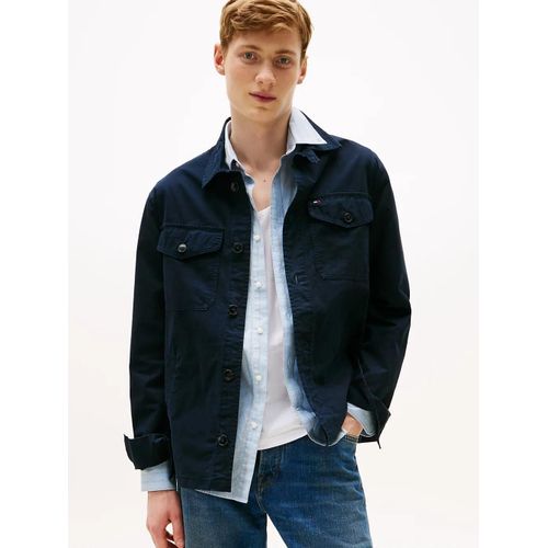 Surchemise En Sergé Cotton Twill Shirt Jacket/Navy Blue - Xs