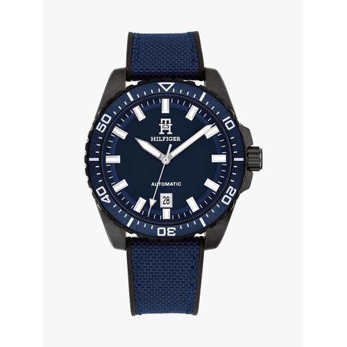 Montre Bracelet Bleu Marine À Monogramme Th Th85 Watch/Navy