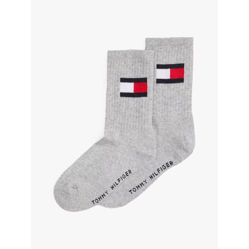 Lot De 2 Paires De Chaussettes Drapeau Th Kids Sock 2p Flag/grey Melange