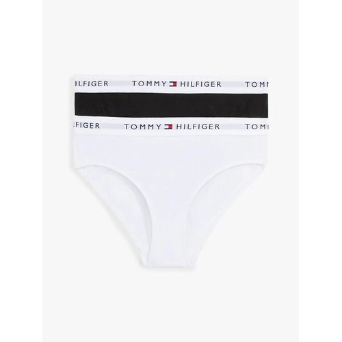 Lot De 2 Culottes À Ceinture À Logo 2 Pk Bikini/White/Black - 4-5