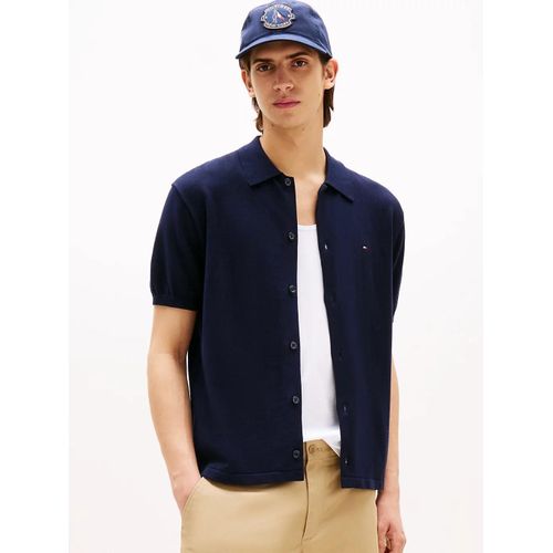 Surchemise Tissée À Manches Courtes Essential Cotton Ss Over Shirt/Navy Blue - Xxl