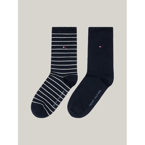 Lot De 2 Paires De Chaussettes Rayures Th Women Sock 2p Smal/midnight Blue 39
