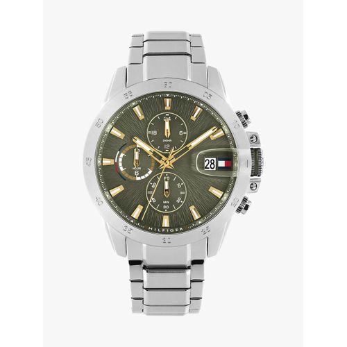 Montre Bracelet Acier Inoxydable Cadran Vert Jameson Watch/Silver