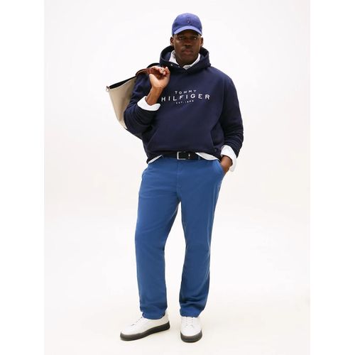 Chino Droit Denton En Satin Es-Denton Chino Satin-B/Aegean Sea - 48-34