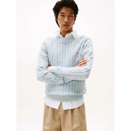 Pull En Maille Torsadée Délavé Classic Cable Gmd C Nk/Brisk Blue - S