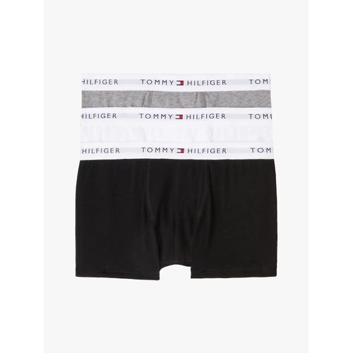 Lot De 3 Boxers Signature À Ceinture À Logo 3p Trunk/White/Gry Htr/Black - 8-10