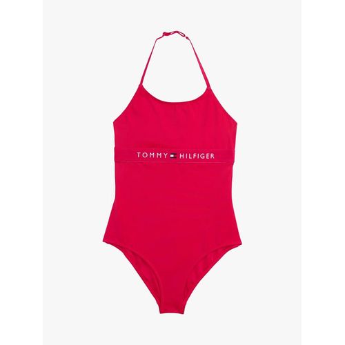Maillot De Bain Original À Dos Nu Et Logo One Piece/Vivacious Pink - 12-14