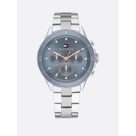 Montre Bracelet En Acier Inoxydable À Cadran Bleu Mellie Watch/Silver
