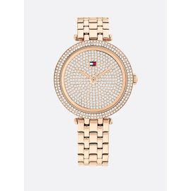Montre À Lunette En Céramique Natalie Watch/Rose Gold