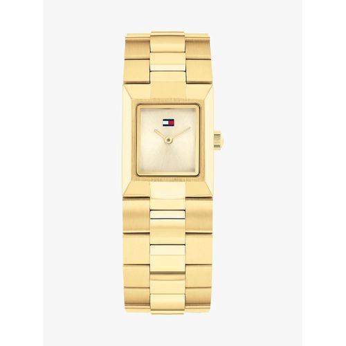 Montre Bracelet Plaqué Ion Or À Cadran Carré Ivy Watch/Gold