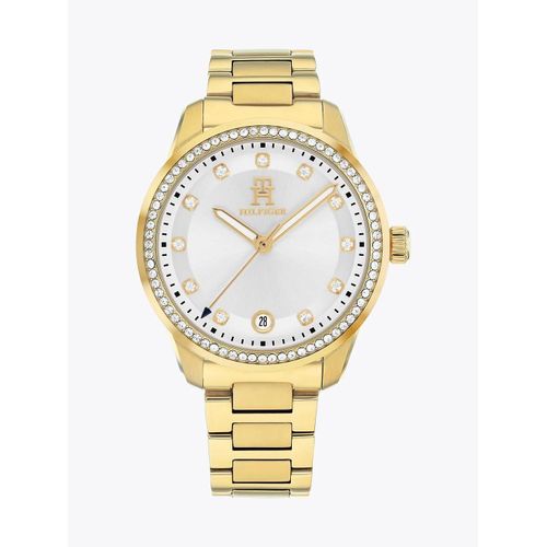 Montre Plaqué Or Sertie De Cristaux Th85 Crystals Watch/Gold