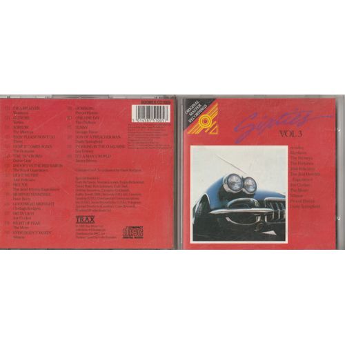 Cd Compilation Sixties Vol 3 - Monkees- Procol Harum Dusty Springfield- Chiffons - James Brown - Lee Dorsey -Gerogie Fame - Nilsson - Move Joe Cocker- Dave Berry - Hendrix - Fortunes -Them -Turtles-