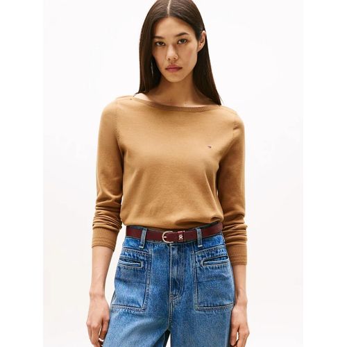 Pull En Jersey À Col Bateau Co Jersey Stitch Boat-Nk Ls Swt/Hickory - Xs