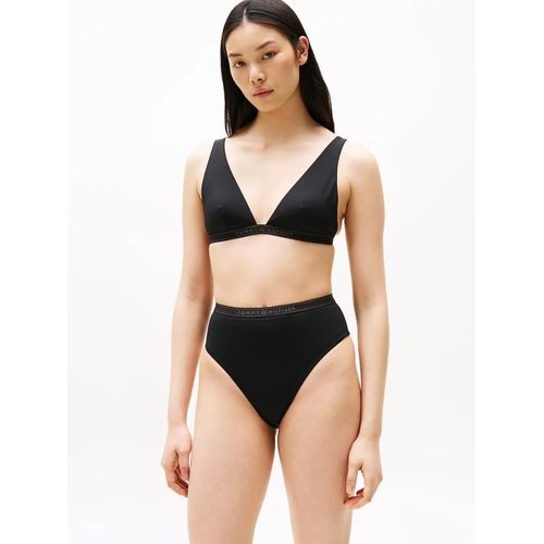 Bas De Bikini Tonal Logo Taille Haute Hw Bikini/Black - M