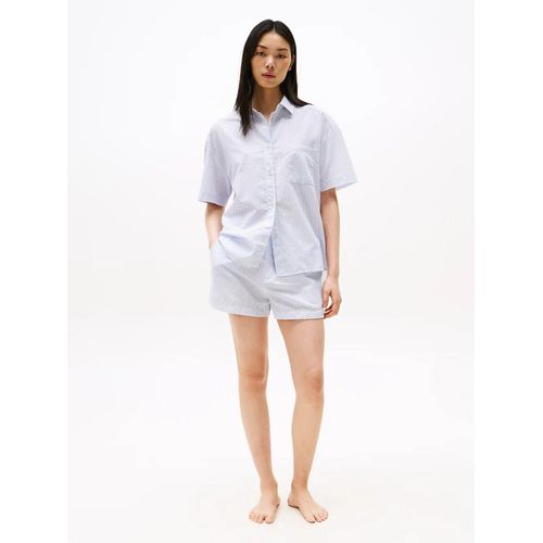 Short En Seersucker Texturé Seersucker Short/Seersucker Brisk Blue/ White - S